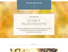 Tablet Screenshot of freelancemediabuying.com